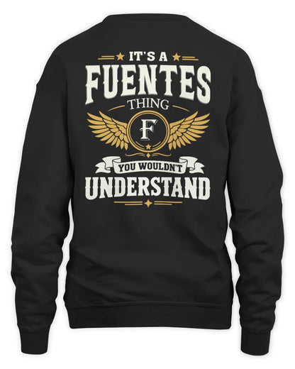 FUENTES KT06-M008 It’s a [NAME] Thing – You Wouldn’t Understand | Personalized Vintage T-Shirt - Unisex Sweatshirt - Black