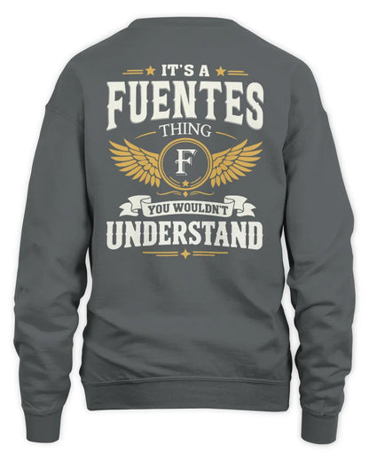 FUENTES KT06-M008 It’s a [NAME] Thing – You Wouldn’t Understand | Personalized Vintage T-Shirt - Unisex Sweatshirt - Charcoal