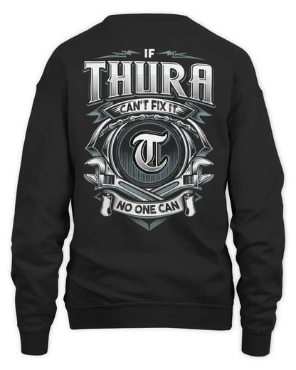 THURA AP81-K4-626 - Personalized Ahmed Quote Apparel “If Ahmed Can't Fix It, No One Can” - Unisex Sweatshirt - Black