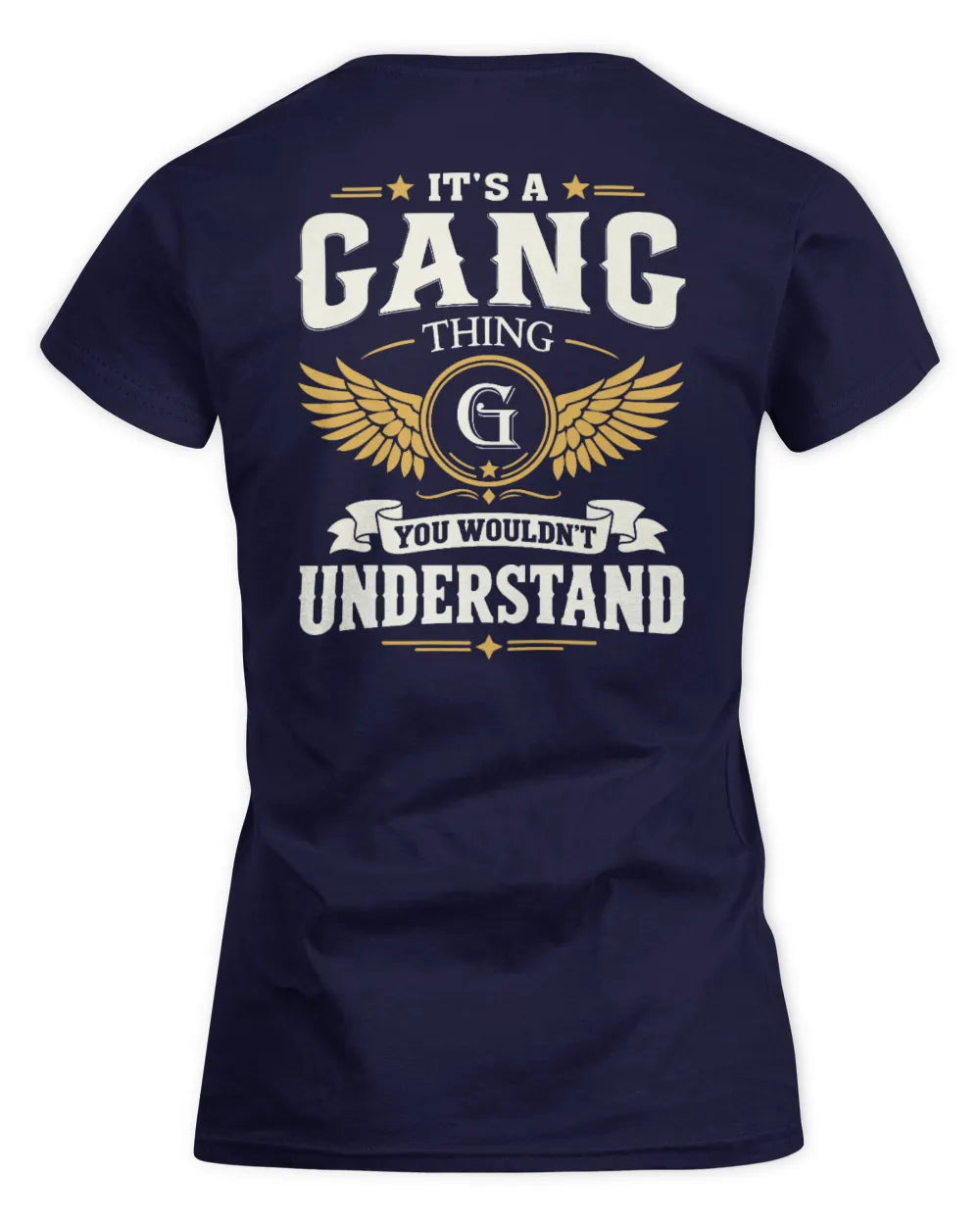 GANG KT06-M008 It’s a [NAME] Thing – You Wouldn’t Understand | Personalized Vintage T-Shirt - Women's Standard T-Shirt - Navy