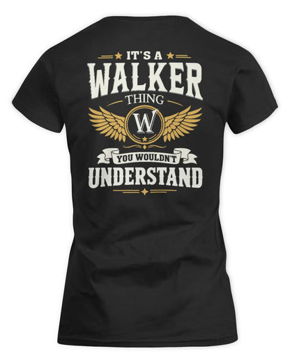 WALKER KT06-M008 It’s a [NAME] Thing – You Wouldn’t Understand | Personalized Vintage T-Shirt - Women's Standard T-Shirt - Black