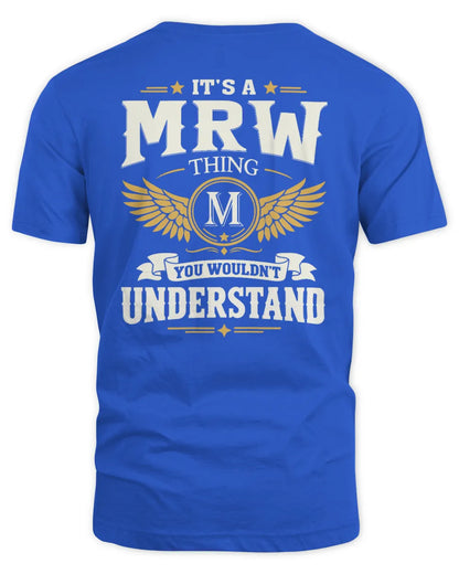 MRW KT06-M008 It’s a [NAME] Thing – You Wouldn’t Understand | Personalized Vintage T-Shirt - Unisex Standard T-Shirt - Royal