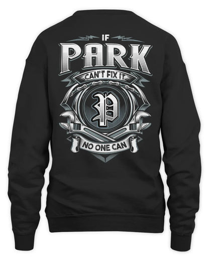 PARK AP81-K4-626 - Personalized Ahmed Quote Apparel “If Ahmed Can't Fix It, No One Can” - Unisex Sweatshirt - Black