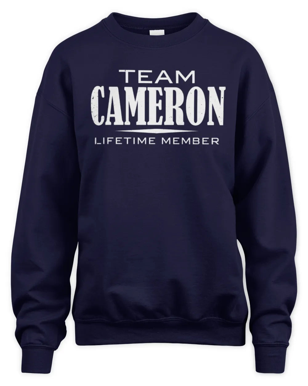 CAMERON BL62-K4-128 - Personalized “Team NAME Lifetime Member” - Unisex Sweatshirt - Navy