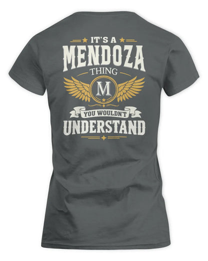 MENDOZA KT06-M008 It’s a [NAME] Thing – You Wouldn’t Understand | Personalized Vintage T-Shirt - Women's Standard T-Shirt - Charcoal