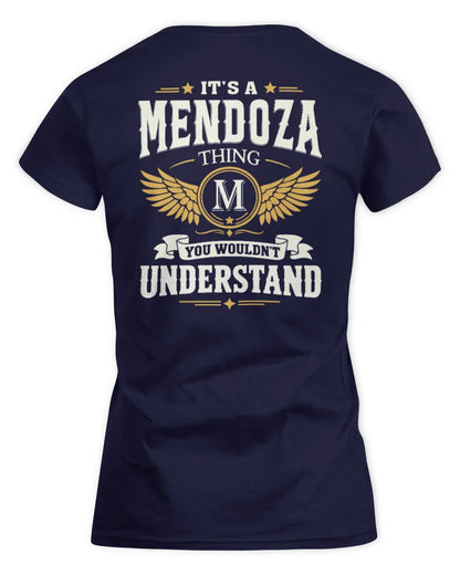 MENDOZA KT06-M008 It’s a [NAME] Thing – You Wouldn’t Understand | Personalized Vintage T-Shirt - Women's Standard T-Shirt - Navy