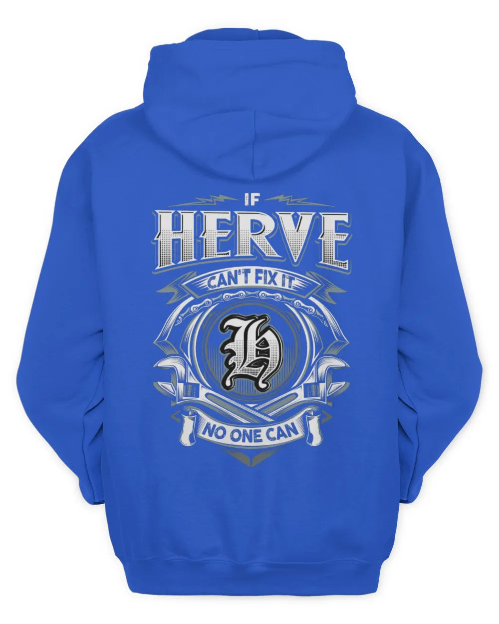 HERVE AP81-K4-626 - Personalized Ahmed Quote Apparel “If Ahmed Can't Fix It, No One Can” - Unisex Hoodie - Royal