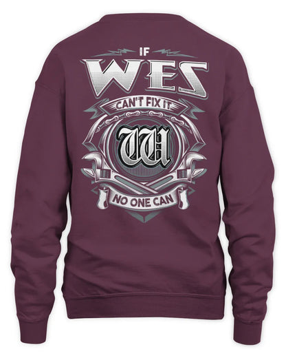 WES AP81-K4-626 - Personalized Ahmed Quote Apparel “If Ahmed Can't Fix It, No One Can” - Unisex Sweatshirt - Maroon