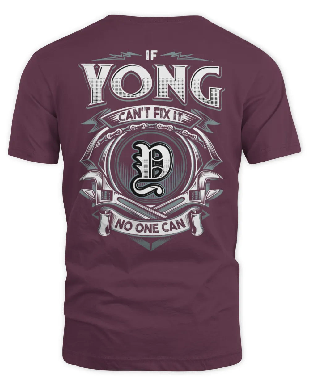 YONG AP81-K4-626 - Personalized Ahmed Quote Apparel “If Ahmed Can't Fix It, No One Can” - Unisex Standard T-Shirt - Maroon