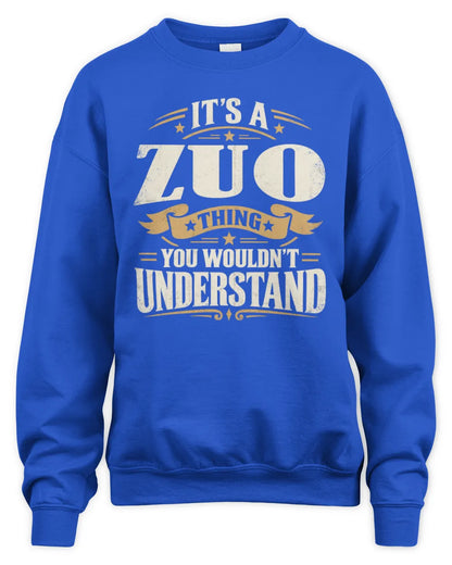 ZUO P08 TH51 - Personalized “It’s a/an [NAME] Thing – You Wouldn’t Understand” Shirt - Unisex Sweatshirt - Royal