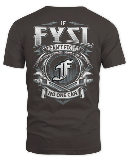 FYSL AP81-K4-626 - Personalized Ahmed Quote Apparel “If Ahmed Can't Fix It, No One Can” - Unisex Standard T-Shirt - Dark Chocolate