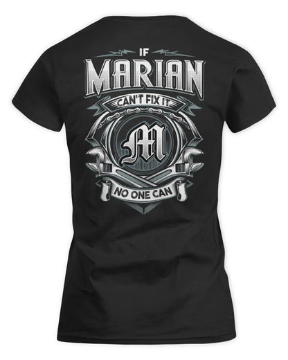MARIAN AP81-K4-626 - Personalized Ahmed Quote Apparel “If Ahmed Can't Fix It, No One Can” - Women's Standard T-Shirt - Black