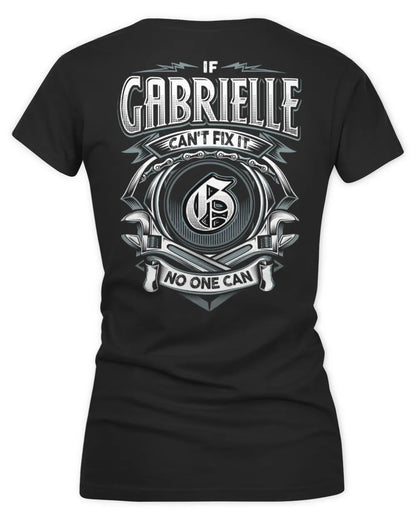 GABRIELLE AP81-K4-626 - Personalized Ahmed Quote Apparel “If Ahmed Can't Fix It, No One Can” - Women's V-Neck T-Shirt - Black
