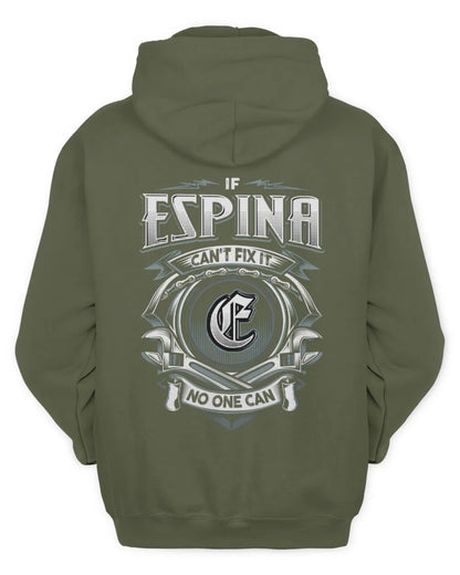 ESPINA AP81-K4-626 - Personalized Ahmed Quote Apparel “If Ahmed Can't Fix It, No One Can” - Unisex Hoodie - Military Green