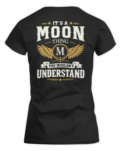 MOON KT06-M008 It’s a [NAME] Thing – You Wouldn’t Understand | Personalized Vintage T-Shirt - Women's Standard T-Shirt - Black