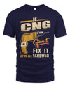 CNG TP22-K4-228 - Personalized Handyman T-Shirt “If AARON Can’t Fix It, We’re All Screwed”