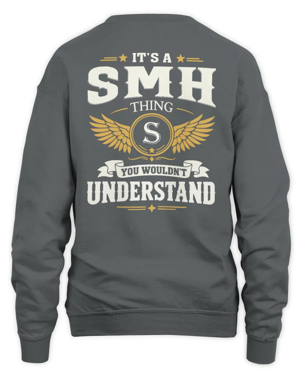 SMH KT06-M008 It’s a [NAME] Thing – You Wouldn’t Understand | Personalized Vintage T-Shirt - Unisex Sweatshirt - Charcoal