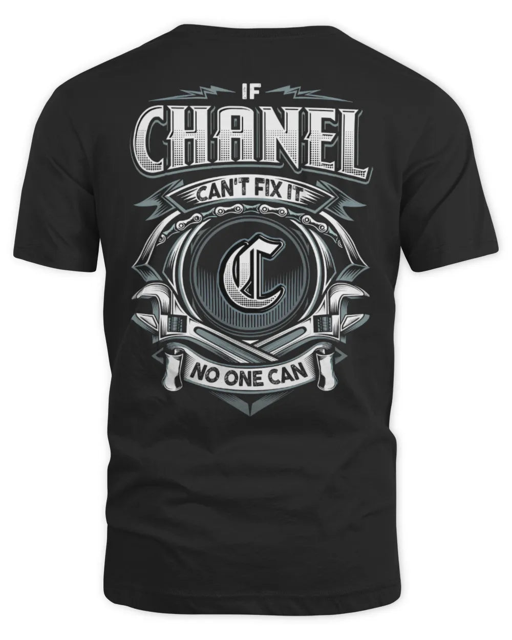 CHANEL AP81-K4-626 - Personalized Ahmed Quote Apparel “If Ahmed Can't Fix It, No One Can” - Unisex Standard T-Shirt - Black