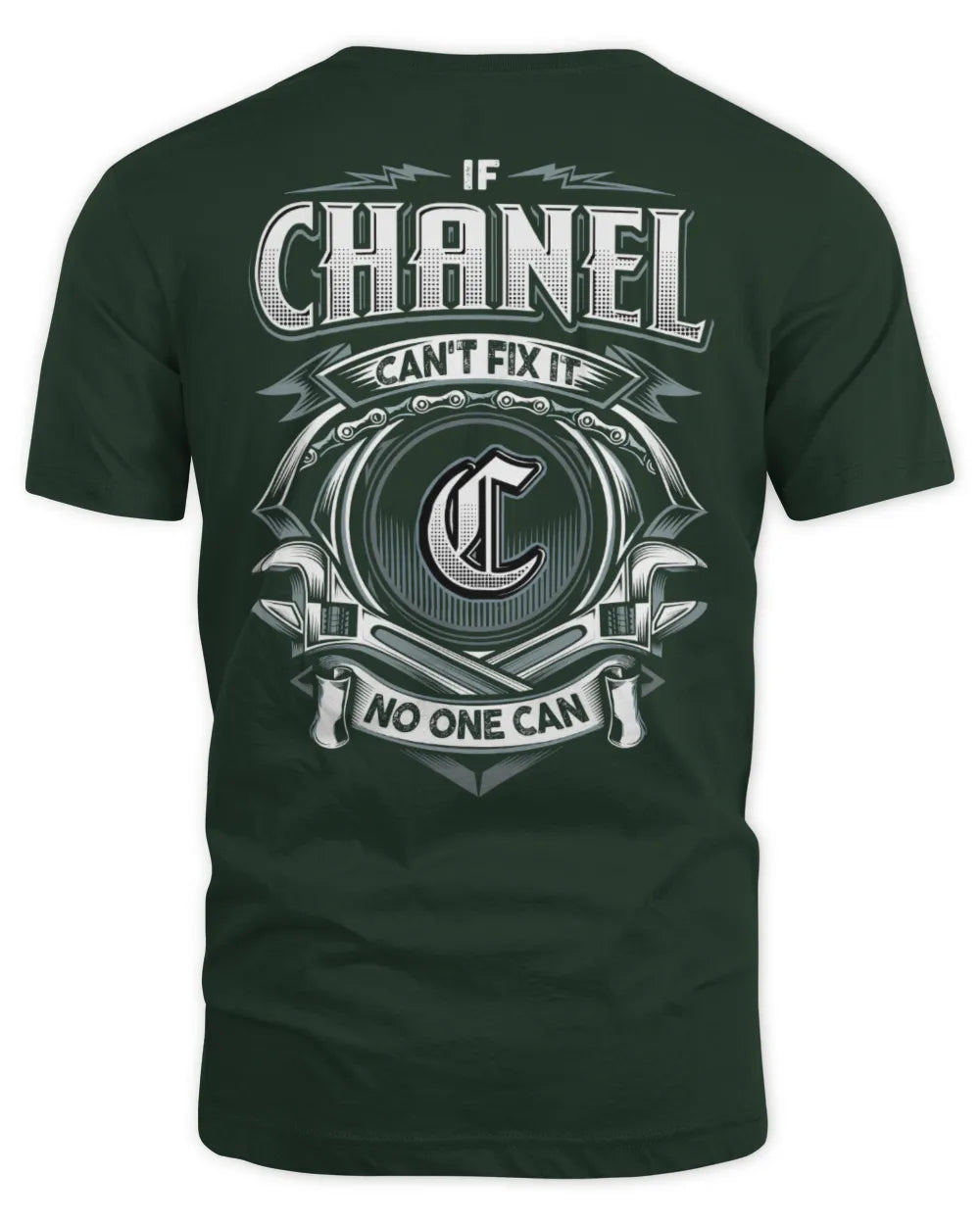 CHANEL AP81-K4-626 - Personalized Ahmed Quote Apparel “If Ahmed Can't Fix It, No One Can” - Unisex Standard T-Shirt - Forest Green