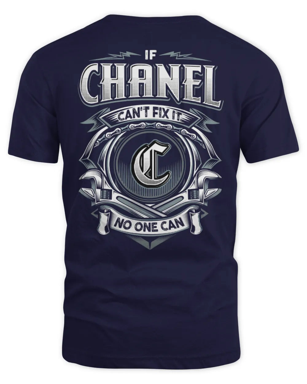 CHANEL AP81-K4-626 - Personalized Ahmed Quote Apparel “If Ahmed Can't Fix It, No One Can” - Unisex Standard T-Shirt - Navy