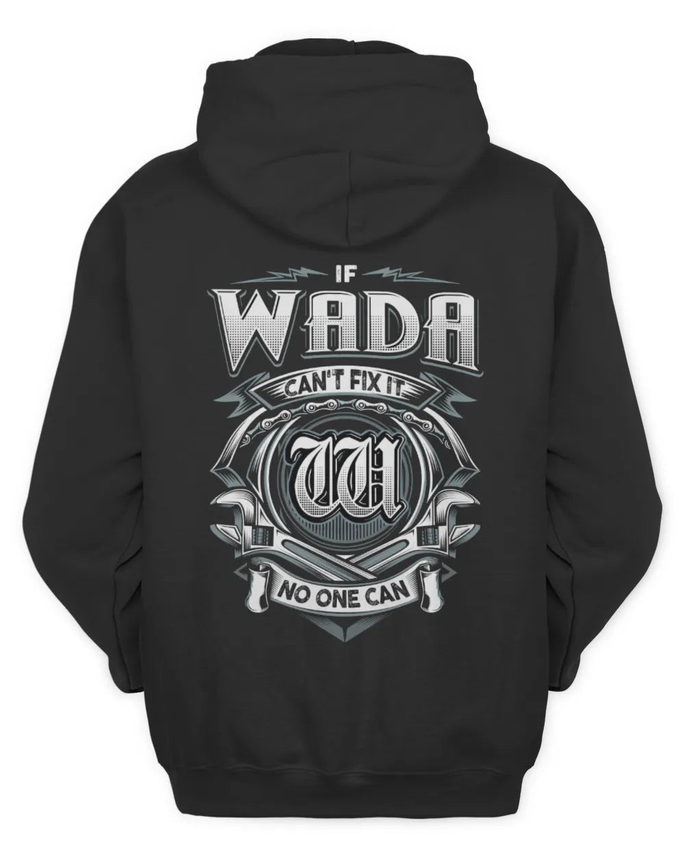 WADA AP81-K4-626 - Personalized Ahmed Quote Apparel “If Ahmed Can't Fix It, No One Can” - Unisex Hoodie - Black