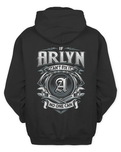 ARLYN AP81-K4-626 - Personalized Ahmed Quote Apparel “If Ahmed Can't Fix It, No One Can” - Unisex Hoodie - Black