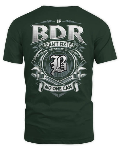 BDR AP81-K4-626 - Personalized Ahmed Quote Apparel “If Ahmed Can't Fix It, No One Can” - Unisex Standard T-Shirt - Forest Green