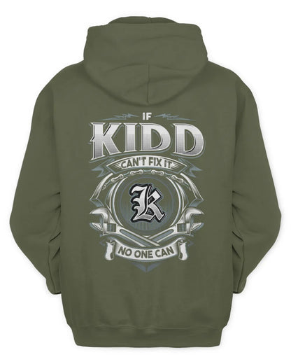 KIDD AP81-K4-626 - Personalized Ahmed Quote Apparel “If Ahmed Can't Fix It, No One Can” - Unisex Hoodie - Military Green