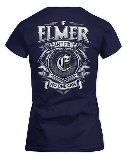 ELMER AP81-K4-626 - Personalized Ahmed Quote Apparel “If Ahmed Can't Fix It, No One Can” - Women's Standard T-Shirt - Navy