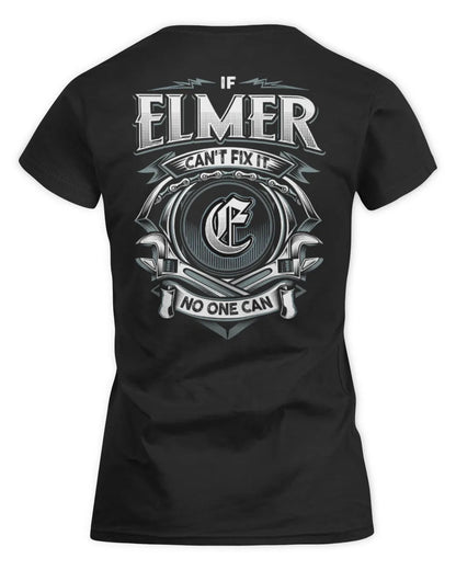ELMER AP81-K4-626 - Personalized Ahmed Quote Apparel “If Ahmed Can't Fix It, No One Can” - Women's Standard T-Shirt - Black