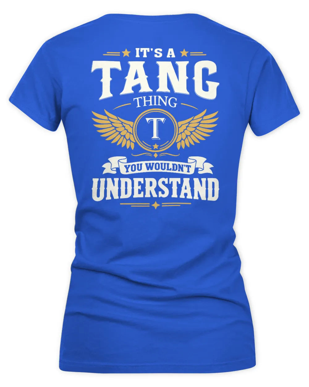 TANG KT06-M008 It’s a [NAME] Thing – You Wouldn’t Understand | Personalized Vintage T-Shirt - Women's V-Neck T-Shirt - Royal