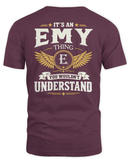 EMY KT06-M008 It’s a [NAME] Thing – You Wouldn’t Understand | Personalized Vintage T-Shirt - Unisex Standard T-Shirt - Maroon