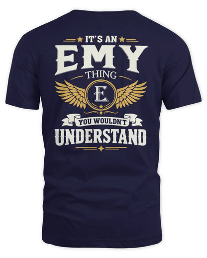 EMY KT06-M008 It’s a [NAME] Thing – You Wouldn’t Understand | Personalized Vintage T-Shirt - Unisex Standard T-Shirt - Navy