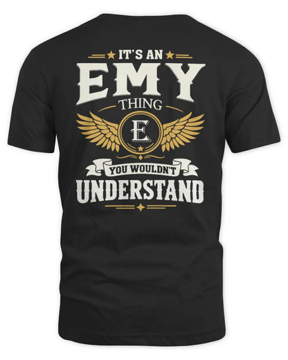 EMY KT06-M008 It’s a [NAME] Thing – You Wouldn’t Understand | Personalized Vintage T-Shirt - Unisex Standard T-Shirt - Black