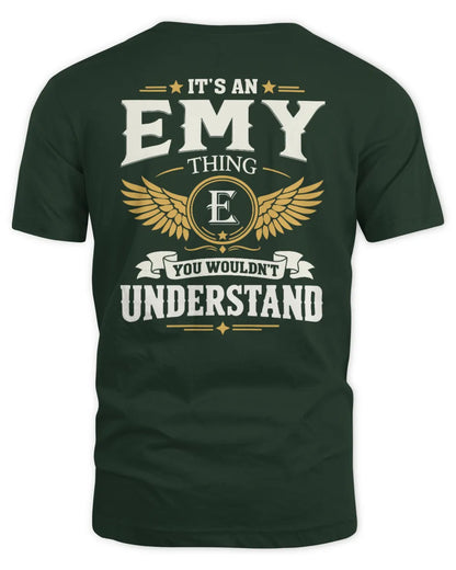 EMY KT06-M008 It’s a [NAME] Thing – You Wouldn’t Understand | Personalized Vintage T-Shirt - Unisex Standard T-Shirt - Forest Green