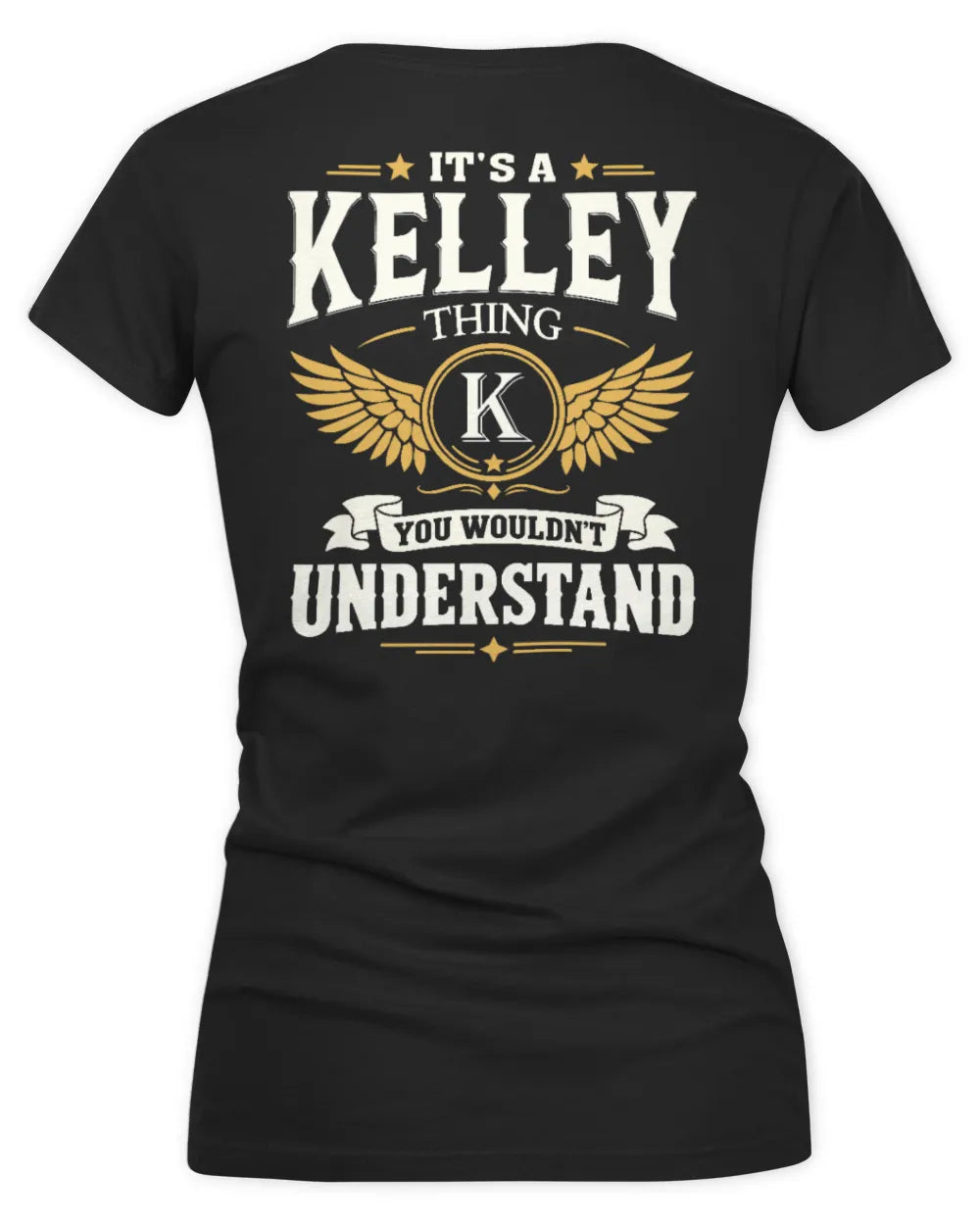KELLEY KT06-M008 It’s a [NAME] Thing – You Wouldn’t Understand | Personalized Vintage T-Shirt - Women's V-Neck T-Shirt - Black