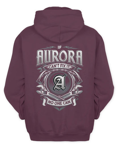 AURORA AP81-K4-626 - Personalized Ahmed Quote Apparel “If Ahmed Can't Fix It, No One Can” - Unisex Hoodie - Maroon