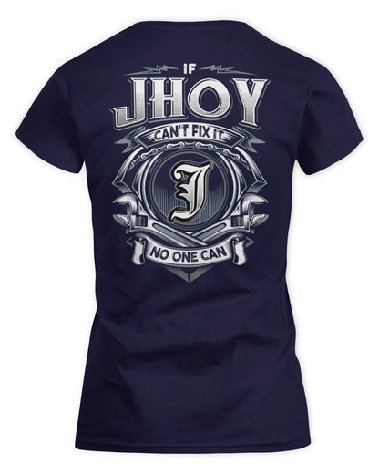 JHOY AP81-K4-626 - Personalized Ahmed Quote Apparel “If Ahmed Can't Fix It, No One Can” - Women's Standard T-Shirt - Navy