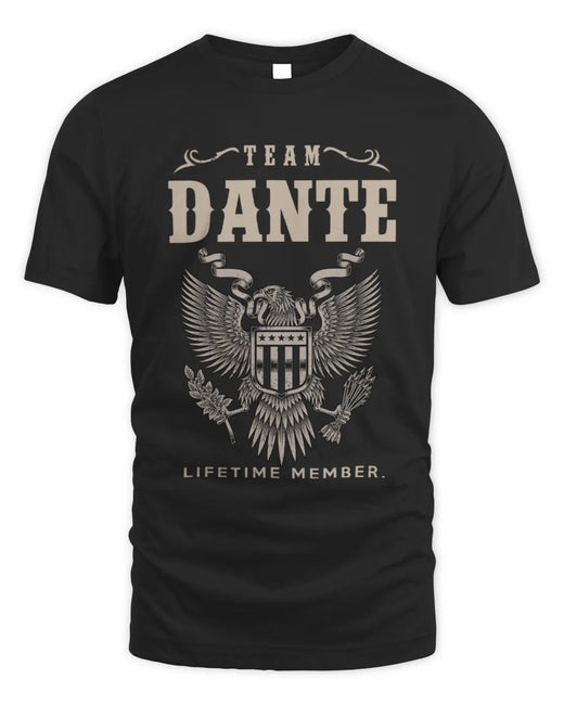 DANTE TP06-K82 – Personalized Classic Style Apparel “Team NAME Lifetime Member”
