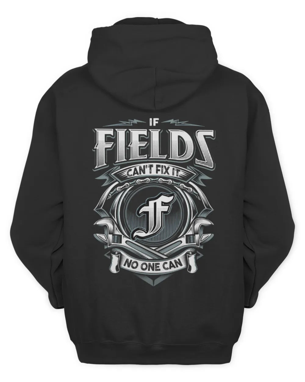 FIELDS AP81-K4-626 - Personalized Ahmed Quote Apparel “If Ahmed Can't Fix It, No One Can” - Unisex Hoodie - Black