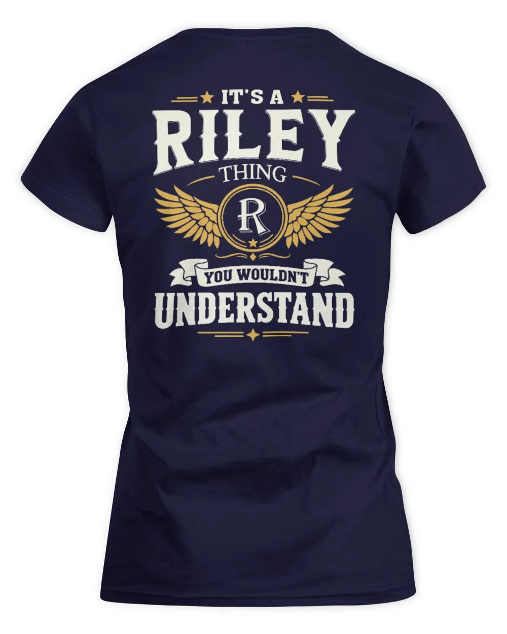 RILEY KT06-M008 It’s a [NAME] Thing – You Wouldn’t Understand | Personalized Vintage T-Shirt - Women's Standard T-Shirt - Navy