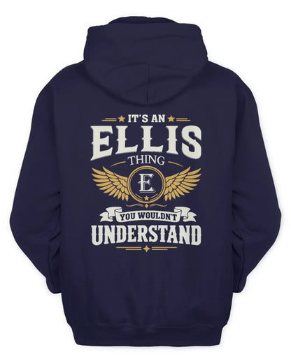 ELLIS KT06-M008 It’s a [NAME] Thing – You Wouldn’t Understand | Personalized Vintage T-Shirt - Unisex Hoodie - Navy