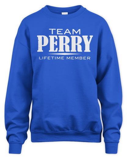 PERRY BL62-K4-128 - Personalized “Team NAME Lifetime Member” - Unisex Sweatshirt - Royal