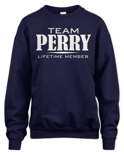 PERRY BL62-K4-128 - Personalized “Team NAME Lifetime Member” - Unisex Sweatshirt - Navy