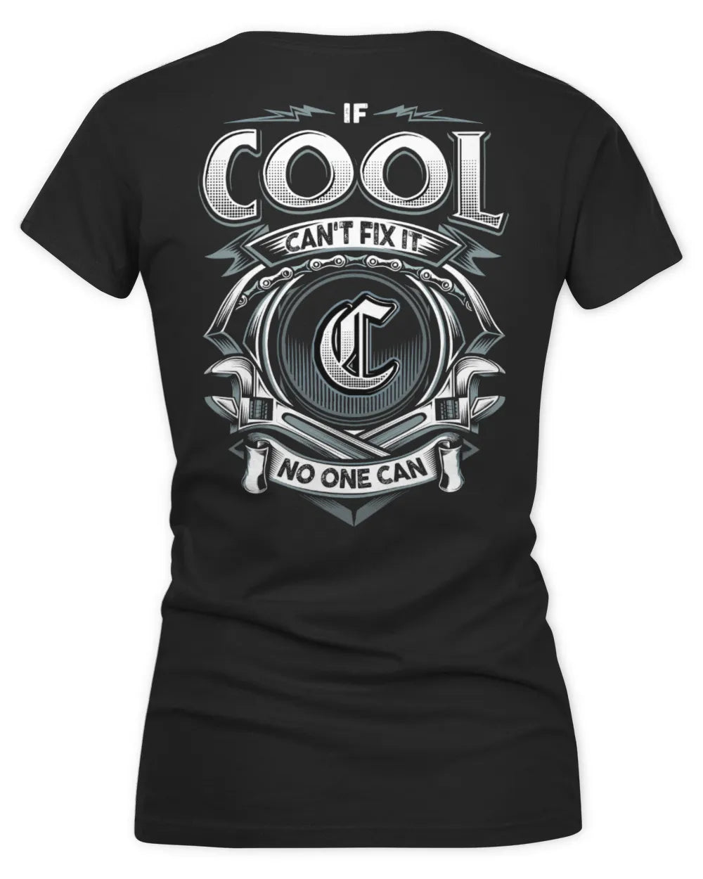 COOL AP81-K4-626 - Personalized Ahmed Quote Apparel “If Ahmed Can't Fix It, No One Can” - Women's V-Neck T-Shirt - Black