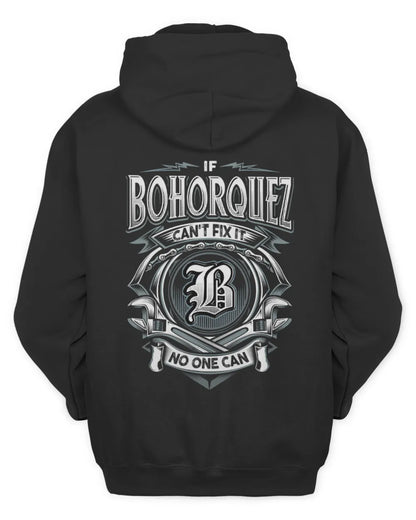 BOHORQUEZ AP81-K4-626 - Personalized Ahmed Quote Apparel “If Ahmed Can't Fix It, No One Can” - Unisex Hoodie - Black