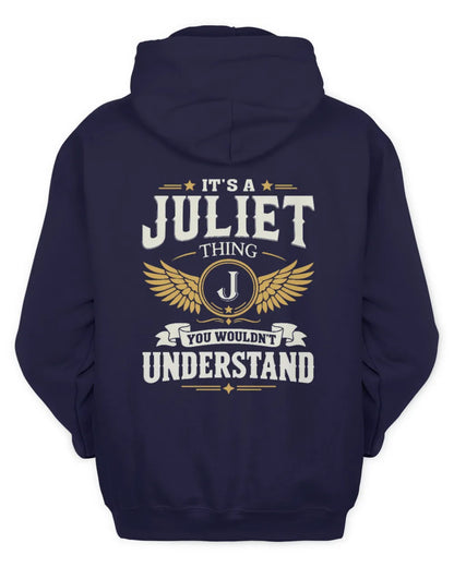 JULIET KT06-M008 It’s a [NAME] Thing – You Wouldn’t Understand | Personalized Vintage T-Shirt - Unisex Hoodie - Navy