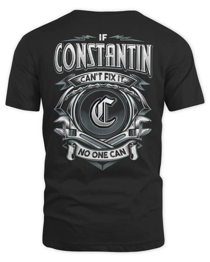 CONSTANTIN AP81-K4-626 - Personalized Ahmed Quote Apparel “If Ahmed Can't Fix It, No One Can” - Unisex Standard T-Shirt - Black