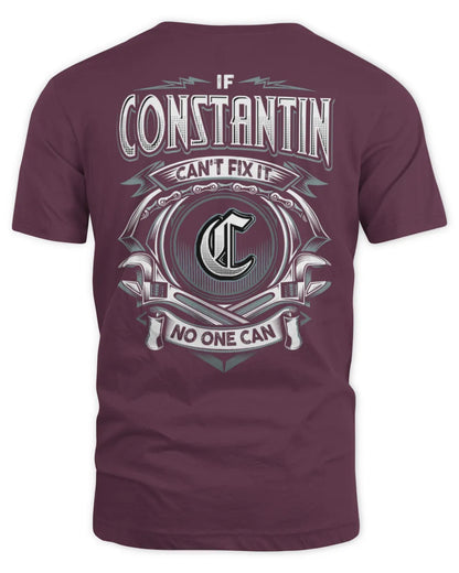 CONSTANTIN AP81-K4-626 - Personalized Ahmed Quote Apparel “If Ahmed Can't Fix It, No One Can” - Unisex Standard T-Shirt - Maroon