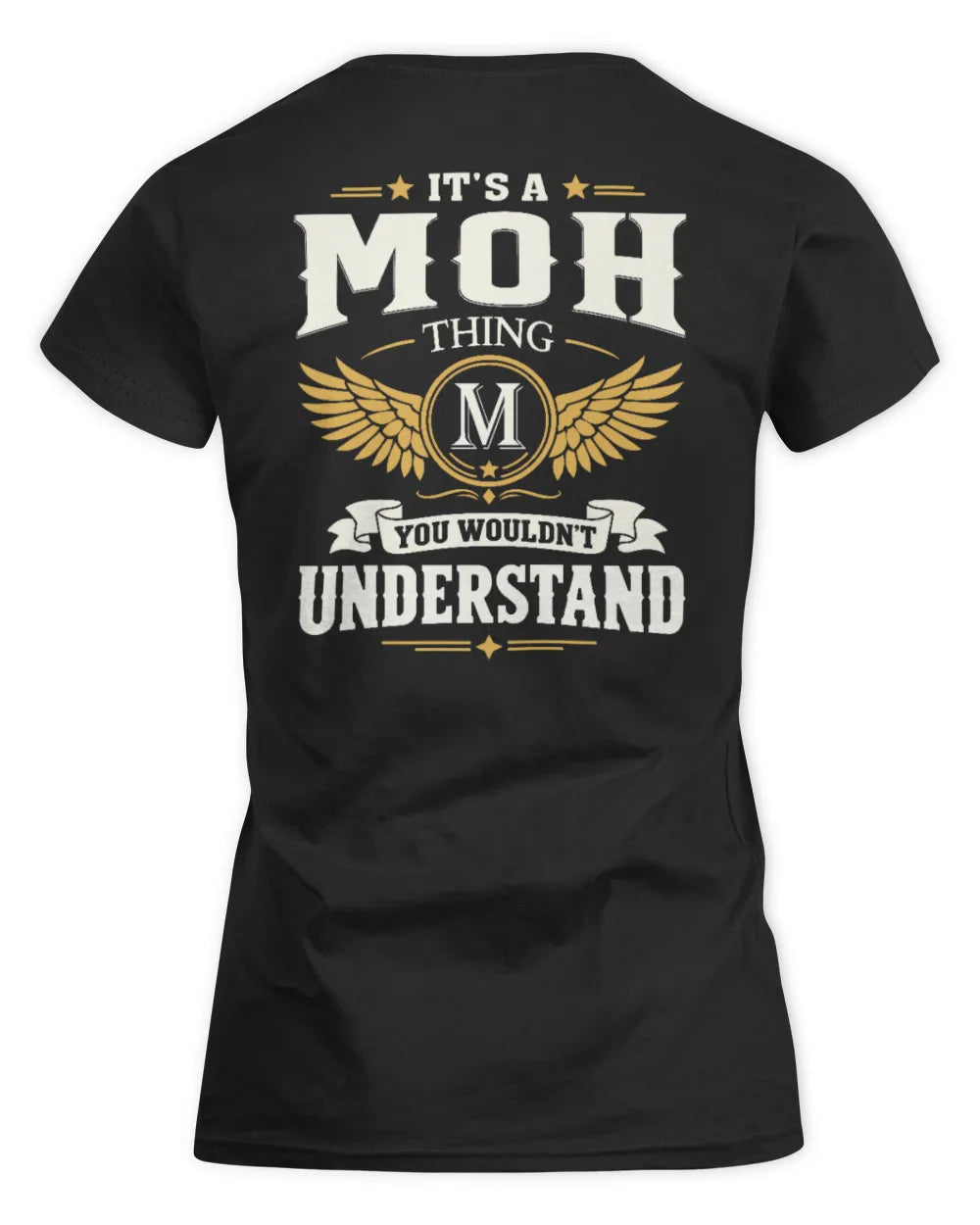 MOH KT06-M008 It’s a [NAME] Thing – You Wouldn’t Understand | Personalized Vintage T-Shirt - Women's Standard T-Shirt - Black